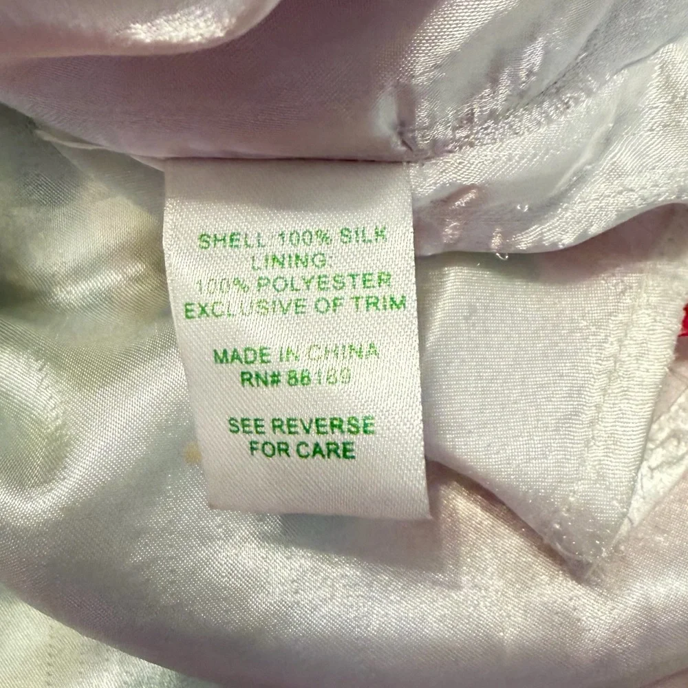 HTF RARE Claudie Silk Jeweled Maxi Dress. HEM FLAWED. see photos. Size 6 - Picture 16 of 16